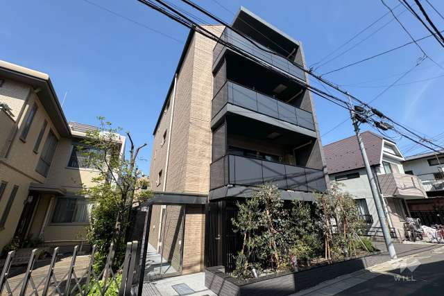 オープンレジデンシア目白フロントコートの外観（南西側から）