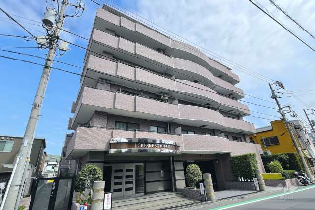クレッセント新川崎3の外観（南西側から）