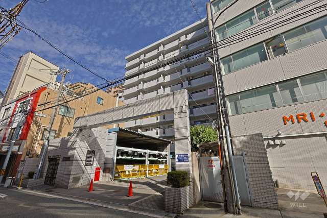 グランドムール玉造２の外観（南東側から）