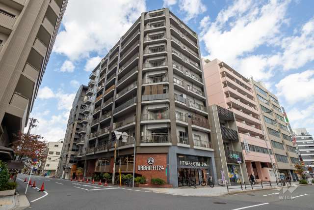 ヴォンジョルノ難波の外観（南西側から）