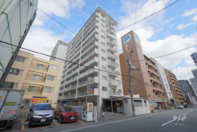 難波スカイハイツの外観（南西側から）