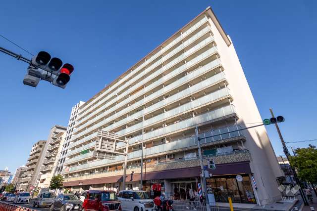 蒲生コーポの外観（南西側から）