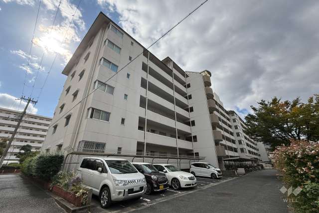 京橋南コーポ1号棟の外観（北東側から）