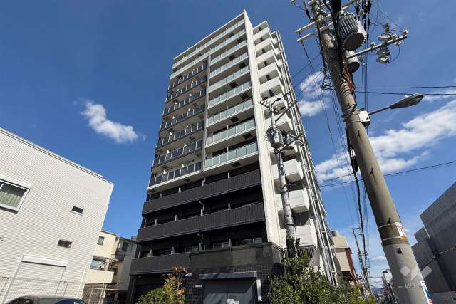 グランカリテ大阪城EASTの外観（北西側から）