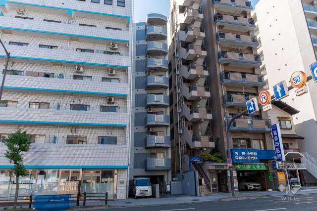 グランピア寺田町の外観（北東側から）