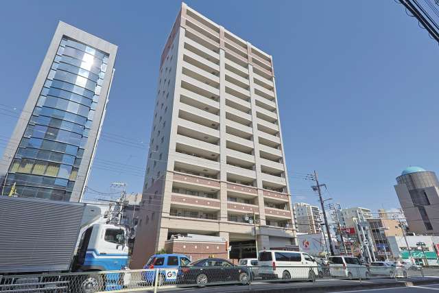 エスリード西田辺駅の外観（南西側から）