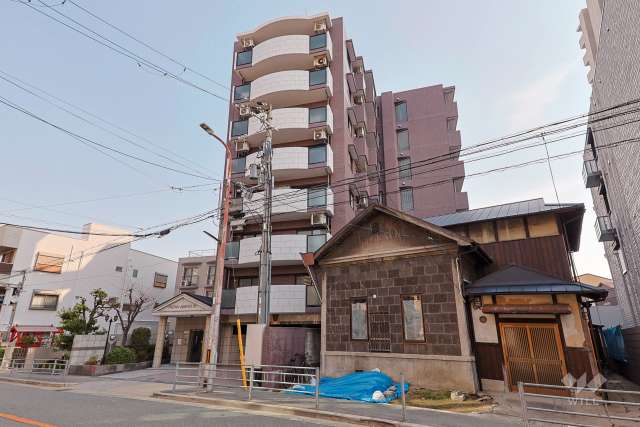 ノバ阿倍野3番館の外観（南西側から）
