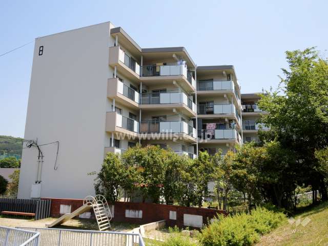 陽和台第3住宅8号棟の外観（西側から）
