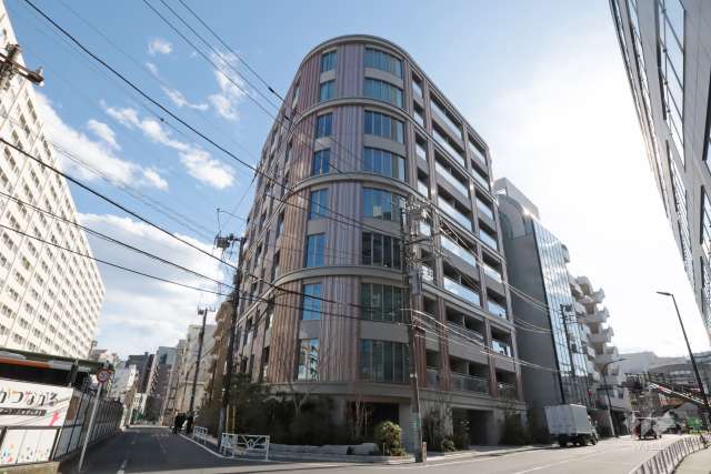 プラウド渋谷東の外観(北側から)