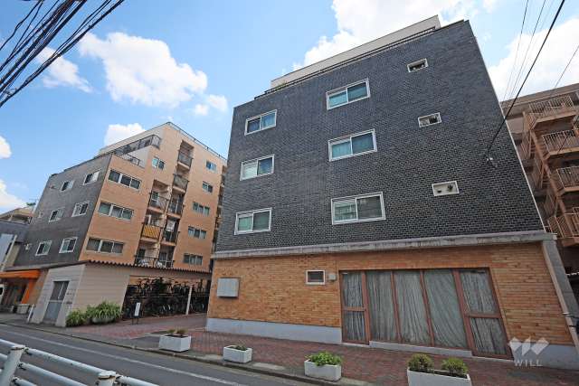 ニューミタカマンションの外観（北西側から）