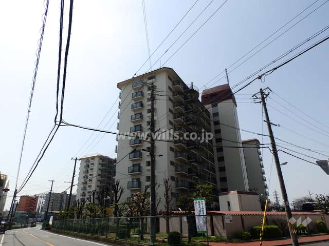 オリーブハイツ相川2号棟の外観(北東側から)