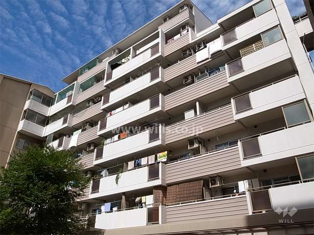 豊中島江住宅（グリーンタウン島江）３号棟の外観（南東側から）