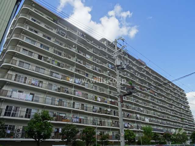 野中北スカイハイツの外観（南西側から）