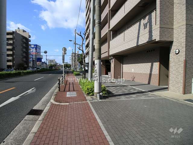 敷地南側の前面道路