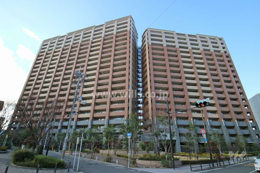 リーザス大阪の外観（南東側から）