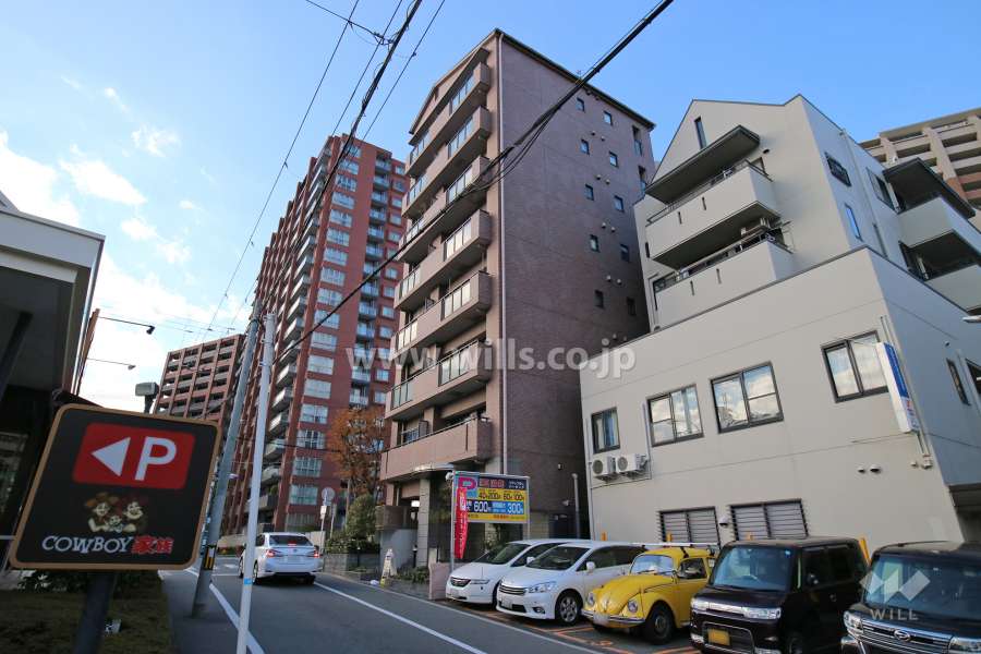 レイセニット北大阪の外観（南東側から）