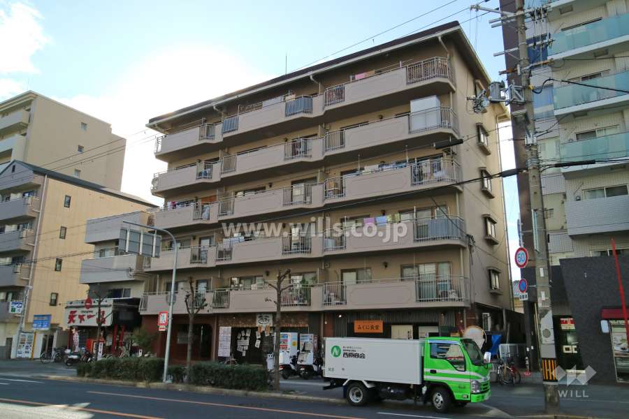 エスポアール三国の外観（北東側から）