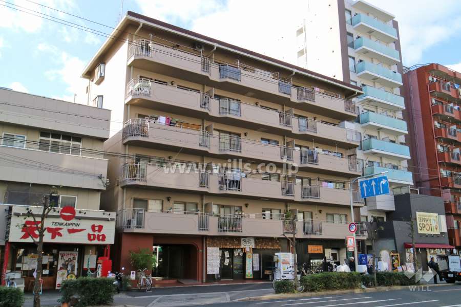 エスポアール三国の外観（南東側から）