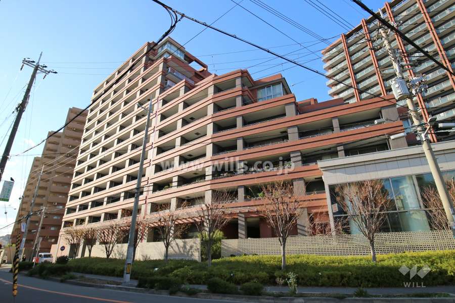 パークスクエア北大阪サウスコートの外観（南東側から）