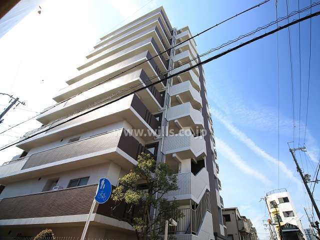グランアッシュ北大阪フィエルテの外観（北東側から）