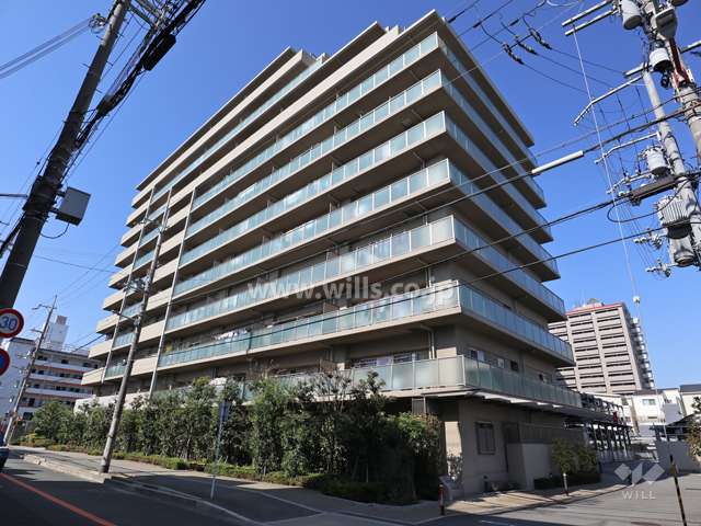 サンメゾン北大阪神崎川駅前ザ・ゲートの外観（南東側から）