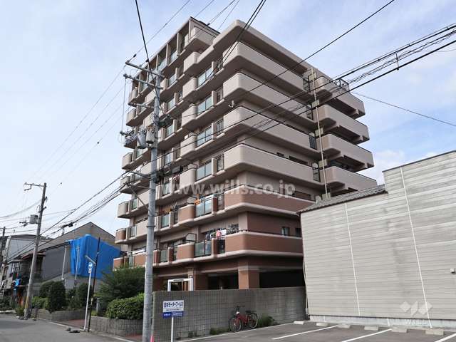 コスモハイツ神崎川の外観(南東側から)