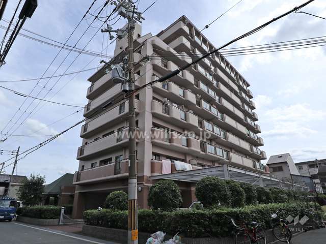 コスモハイツ神崎川の外観(北西側から)