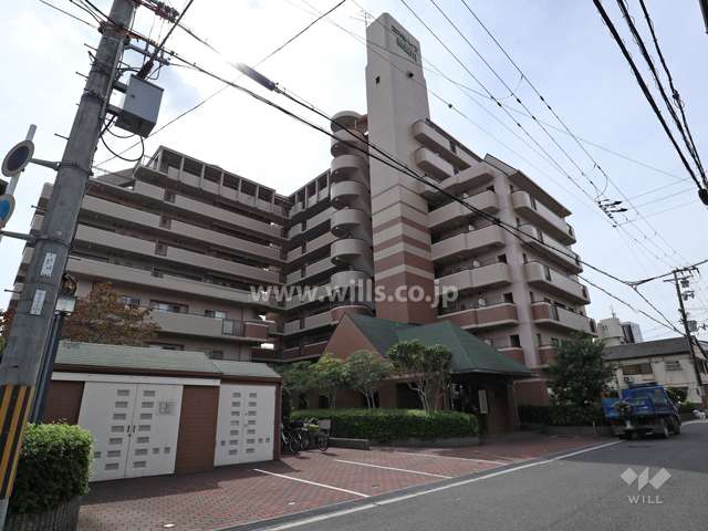 コスモハイツ神崎川の外観(北東側から)