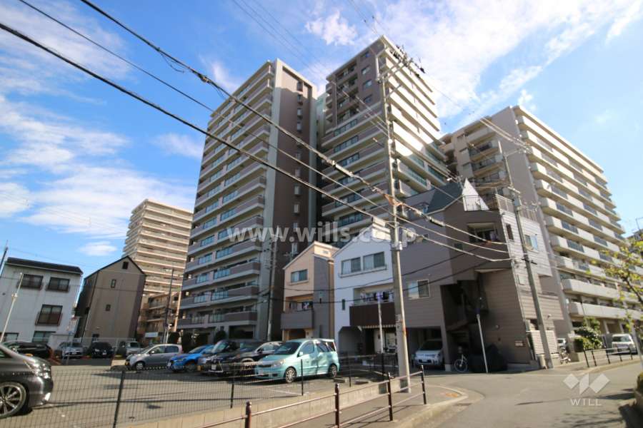 ペルル加島Ⅱの外観（北西側から）