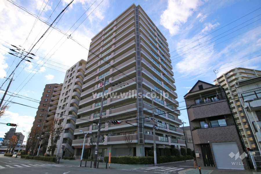 ペルル加島Ⅱの外観（北東側から）