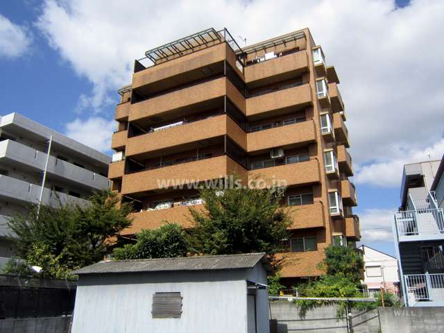 ハイツオークラ曽根南の外観（南東側から）