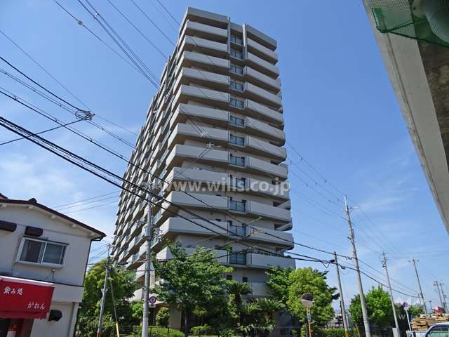 レックスシティウイング大阪の外観（南東側から）