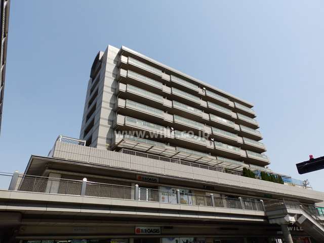 フォルテ摂津の外観(南西側から)