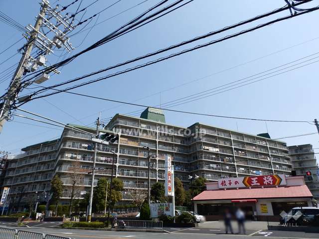 マンションの遠景