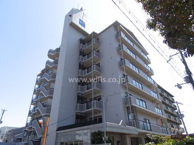 リッツパーク摂津駅前の外観(北西側から)