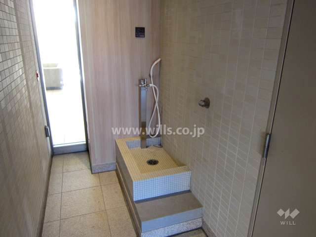 ペットの足洗い場