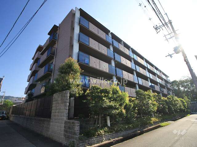 グランデ池田Ⅱ水月公園の外観（北西側から）