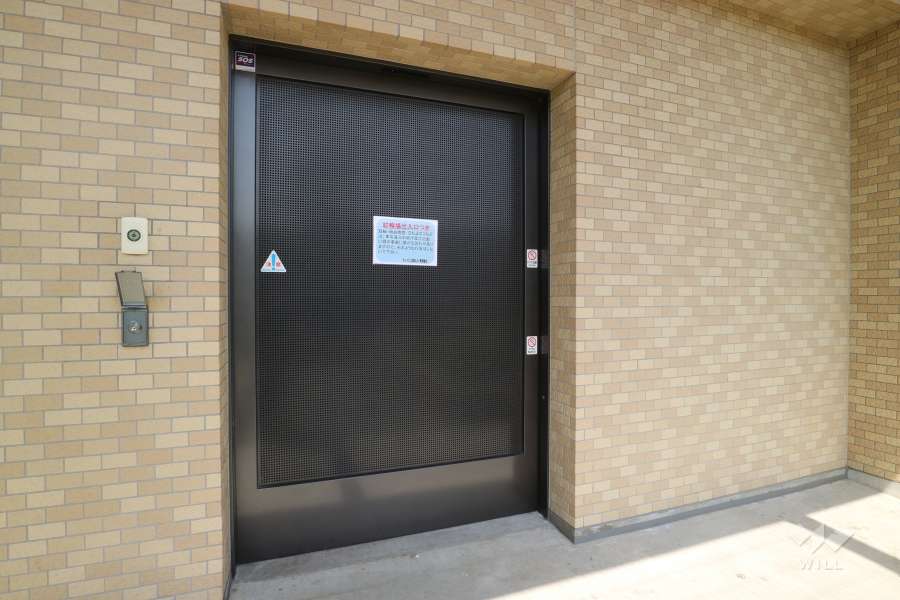 駐輪場の出入り口