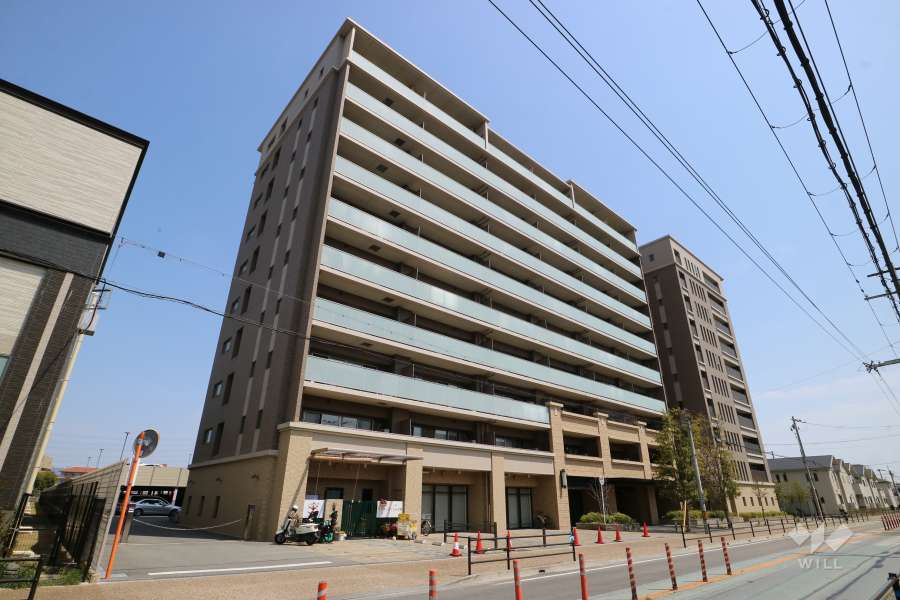 サンメゾン宝塚エルドの外観（西側から）