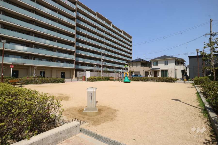 敷地南側にある『東洋町公園』