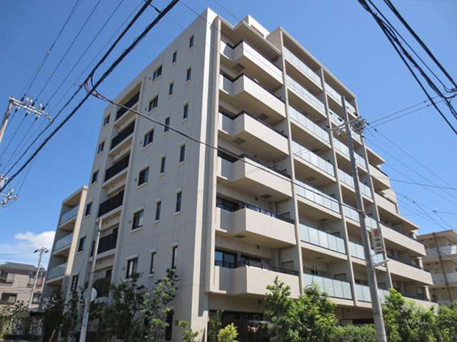 ブランズ甲南山手パークサイドの外観（南西側から）