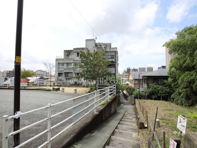 集楽の遠景（北西側から）