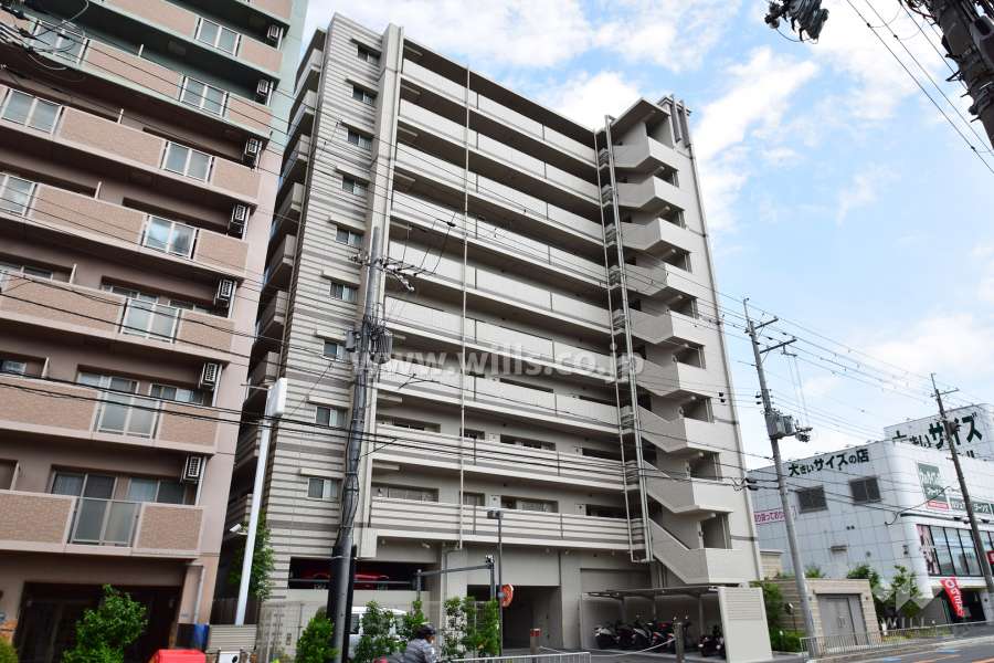 ディモア吹田千里丘の外観（北西側から）