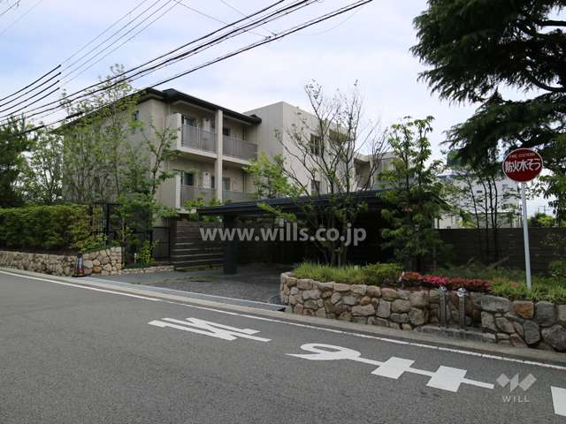 プラウド芦屋平田町の外観（北西側から）