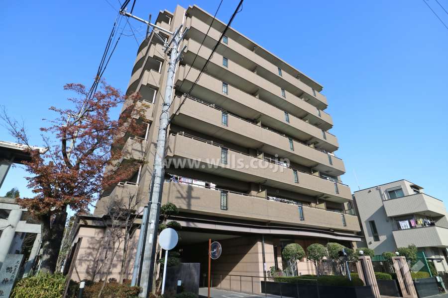 イトーピア高槻赤大路の外観（南西側から）