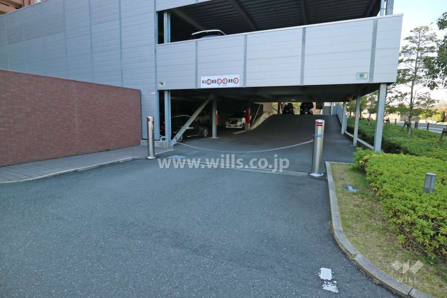 駐車場出入り口（リングシャッター付き）