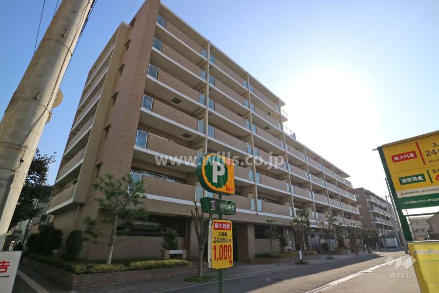 クラルテ高槻北園町の外観（北西側から）