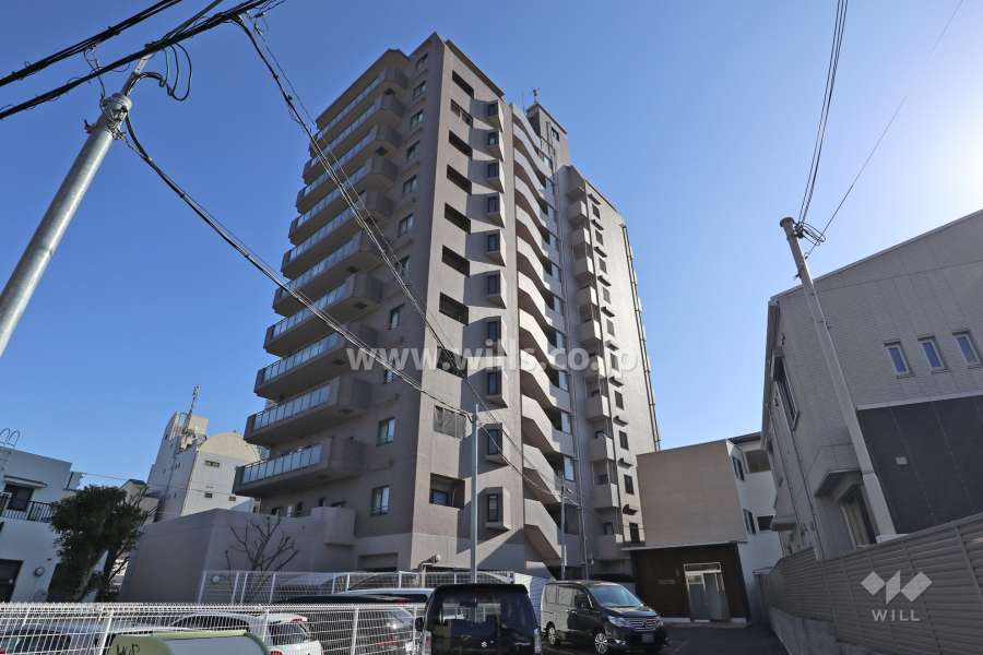 グランドール高槻の外観(北西側から)