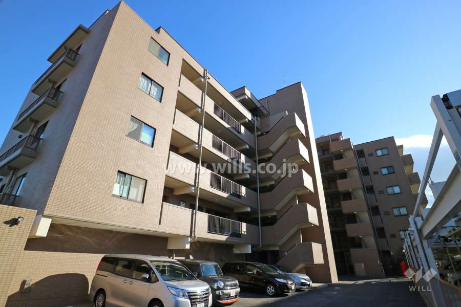 コスモ高槻パークステージの外観（北西側から）