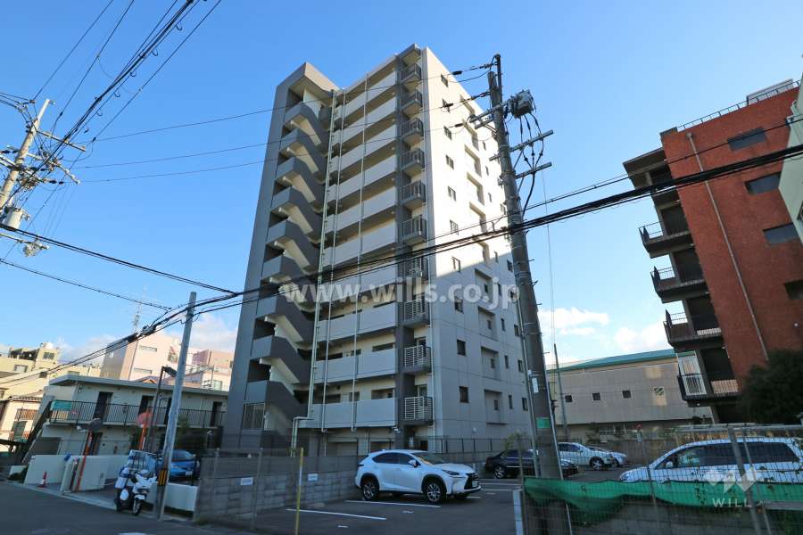 ザ・パークハウス高槻城北町の外観（北西側から）